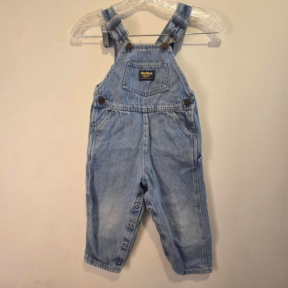 Blue denim OshKosh B'gosh overalls